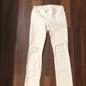 Madewell matchstick white jeans 28R